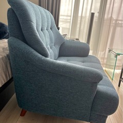 ソファ NOCE 2人用　ブルー の画像