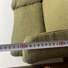 ニトリ2人掛けソファーの画像