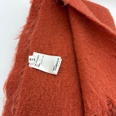 マフラー　オレンジの画像