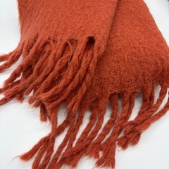 マフラー　オレンジの画像