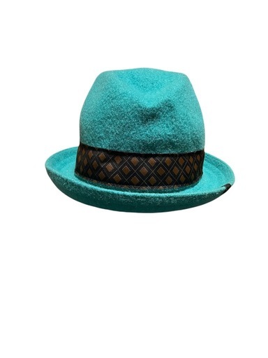 お得値段Kangol フェルトハット ターコイズブルー Lサイズ ブランド帽子 おしゃれ