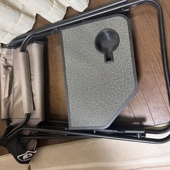 コールマン　チェア サイドテーブル付デッキチェアの画像