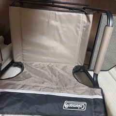 コールマン　チェア サイドテーブル付デッキチェアの画像