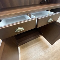 ☆ドリーム荒牧店☆ジモティー割引有【クリーニング済み】ニトリ/ミランダ/3枚扉オープンボードの画像