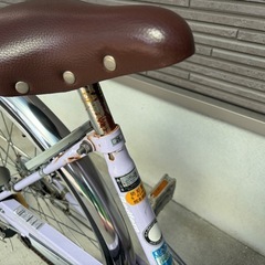 自転車　26インチ　パープル　紫の画像