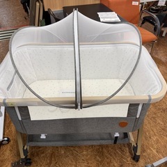 HZDMJ ベビーベッド グレー　説明書ありの画像
