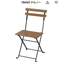IKEA テーブル チェア 屋外用の画像