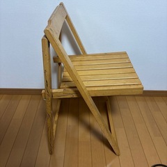 椅子 木製 折りたたみ式の画像
