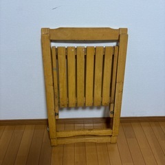 椅子 木製 折りたたみ式の画像