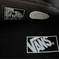 VANSメンズ　スニーカー　27.5cm　の画像