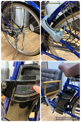 ?電動自転車?美品　折りたたみ　3段変則ギア　リチウムイオンバッテリー　
21technology 26インチタイヤ　