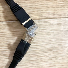 Senetem LANケーブル 10m CAT7ウルトラフラットLANケーブルの画像