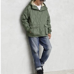 TAION タイオン ダウン　黒　アウター コート プルオーバー ジャケット の画像