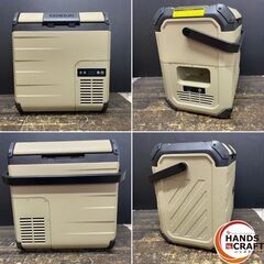 【久留米】【引き取り限定】【中古品】EENOUR D18 車載冷蔵庫 18L 電源:単相100V/専用バッテリー  設定温度:-20度から10度まで ACアダプター・専用バッテリー付の画像