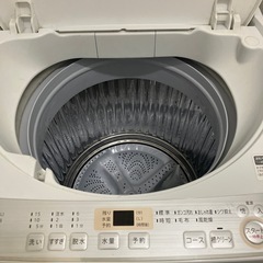 シャープ　全自動電気洗濯機の画像