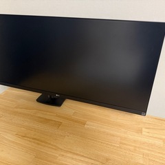 フレキシスポット、ワイドモニター、カナデモノ天板の画像