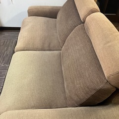 【無料】無印良品 三人掛けソファ 11/15,16お受渡しの画像