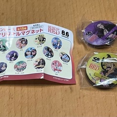 くら寿司 オリジナル ワンピースマグネット ウソップとロビン 2個セットの画像
