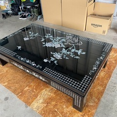 螺鈿細工 ローテーブル センターテーブル 螺鈿 伝統工芸　テーブルの画像