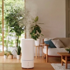 【箱付き】Beauwell 超音波式 加湿器 （ウォームホワイト）の画像