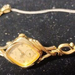 ◆取引条件有り◆スモールセコンド◆SEIKOローマン文字盤 菱形レディースクォーツ腕時計 1428-5130（電池切れ）の画像