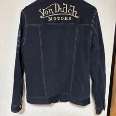 値段交渉あり【美品】Von Dutch モーターズ ジャケット ブラック Mサイズ メンズの画像