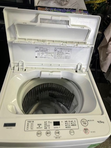 1018 23年洗濯機4.5k gkg(配送、設置)無料！！