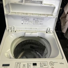 1018 23年洗濯機4.5k gkg(配送、設置)無料！！の画像