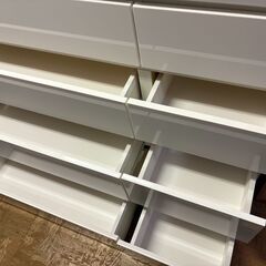 【ジャングル深井店】★ニトリ ハイチェスト クエス 120-6WH 収納家具 家具 堺市（中区 堺区 東区 西区 南区 北区）和泉市 河内長野市 富田林市 松原市 狭山市 深井 【FU2831】の画像