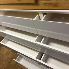【ジャングル深井店】★ニトリ ハイチェスト クエス 120-6WH 収納家具 家具 堺市（中区 堺区 東区 西区 南区 北区）和泉市 河内長野市 富田林市 松原市 狭山市 深井 【FU2831】の画像