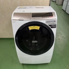179 日立ビッグドラム　ドラム式洗濯機　乾燥機能付き　11/6kg 小型　一人暮らし　家庭用　大容量　右開きの画像