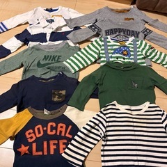 男の子80サイズ長袖　春秋服の画像