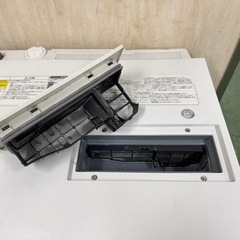 181 パナソニック　ドラム式洗濯機　キューブル　乾燥機能付き　10/3kg 小型　一人暮らし　左開き　ホワイトカラーの画像