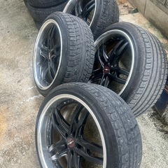 50プリウス社外アルミホイール皮付きの画像