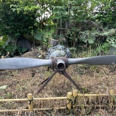 戦闘機のプロペラの画像