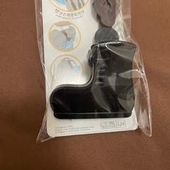 新品　ダイソー ベビーシューズクリップ ブラック　ブラウン　ベビーカーの画像