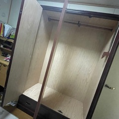 木製くろーぜクローゼットの画像