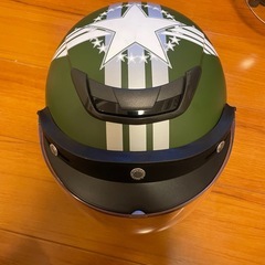 【美品】ジェットヘルメット　転倒落下目立った傷無し！安心のSG規格(全排気量対応)の画像