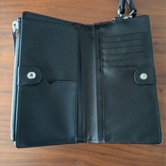 【美品】BAYFLOW/スマホ・ウォレット一体型ショルダーバッグ/ブラックの画像