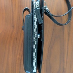【美品】BAYFLOW/スマホ・ウォレット一体型ショルダーバッグ/ブラックの画像