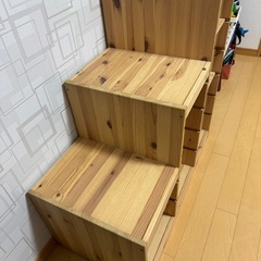 IKEA TROFAST 階段型収納棚
の画像