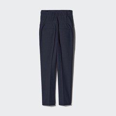 UNIQLO スマートアンクルマタニティパンツ ブラック Lの画像