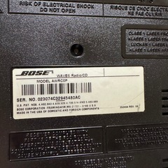 美品  BOSE WAVE RADIO CD の画像