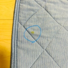 ニトリ Nクール　敷きパッドSP シングル　
青　の画像