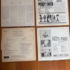 レコード　レトロ　Patti Page Percy Faith など纏めて８枚の画像