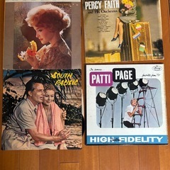 レコード　レトロ　Patti Page Percy Faith など纏めて８枚の画像
