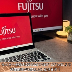 ⭐️Windows11⭐️Office2021⭐️富士通ノートパソコン/LIFEBOOK/高年式第8世代i7/新品NVMe/小型軽量/92万画素カメラ/Type-C/バッテリー長時間駆動の画像