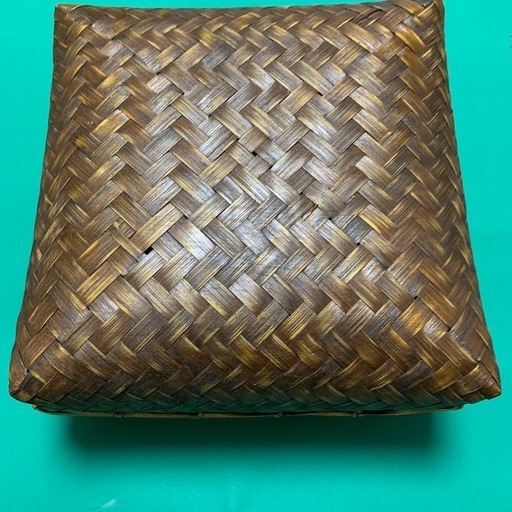 レトロなアンティーク竹かご (ワークス) 竹松のインテリア雑貨/小物