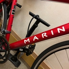 ロードバイク　レッド　本日まで使用
の画像