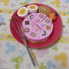 ②おままごと ままごと キッチン 野菜 果物 ケーキ お寿司 カトラリー セット の画像